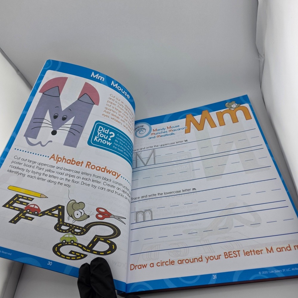 Creative Teaching Materials Lets Get Ready for Preschool Learning Workbook