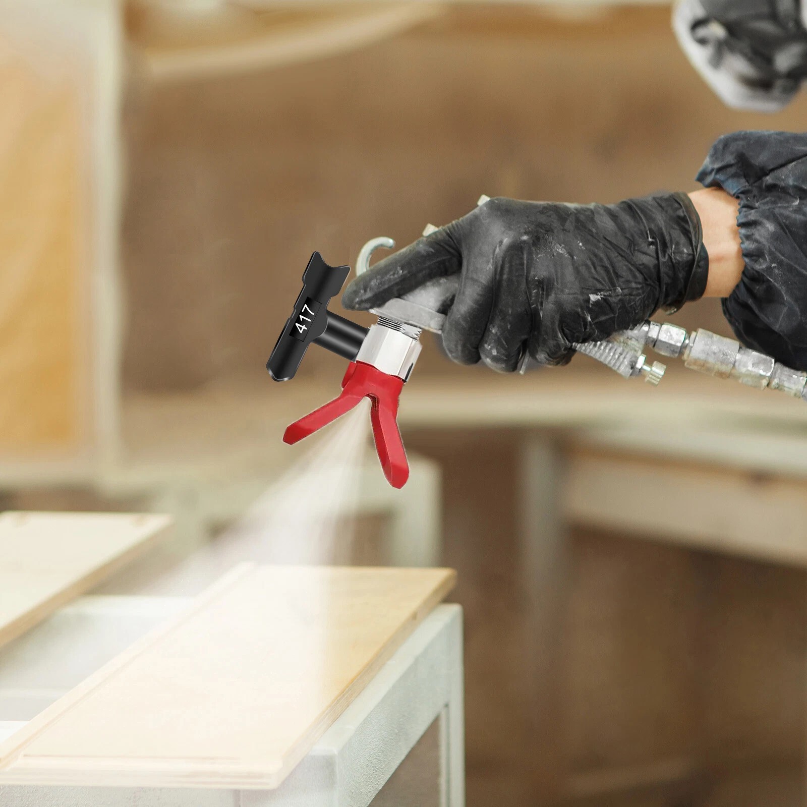 For 109-621 Series 10Pcs Reversible Spray Tips For Airless Paint Sprayer Nozzle