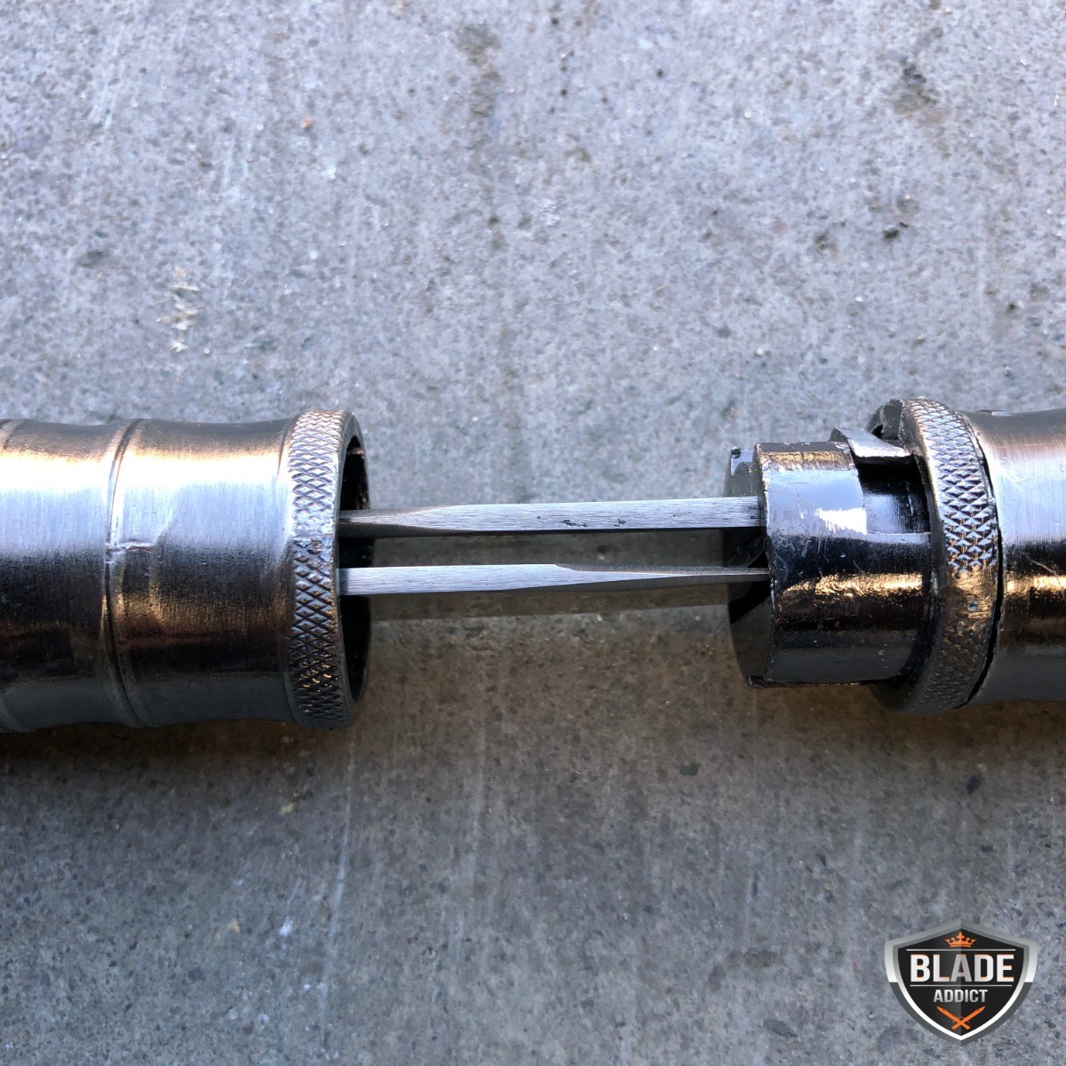 25" NINJA SAMURAI Dual Blade TWIN SWORDS Katana Japanese Combat COSPLAY Knife