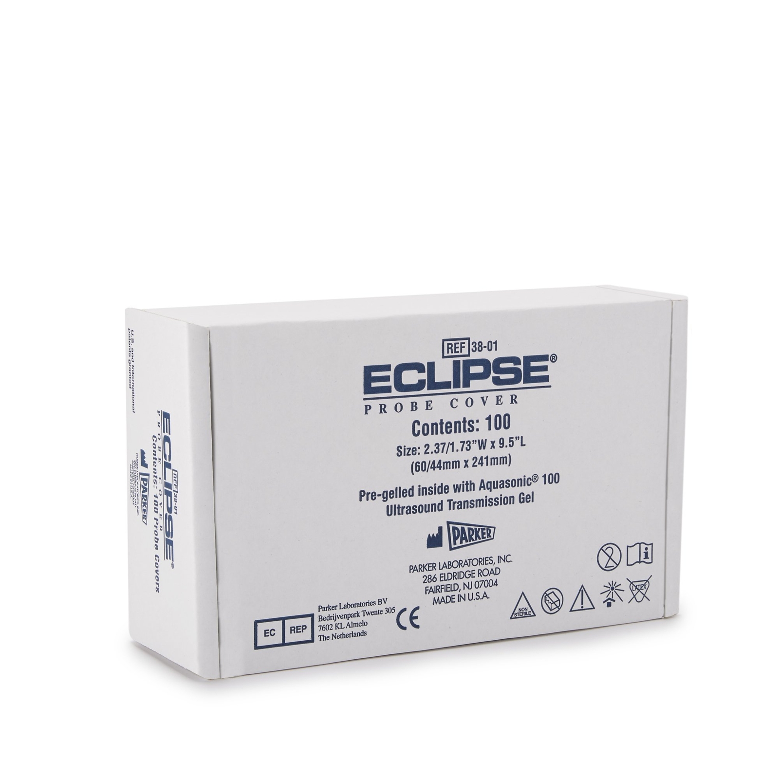 Eclipse Ultrasound Probe Cover 1-3/4 X 9-1/2 Inch 38-01 100 per Box
