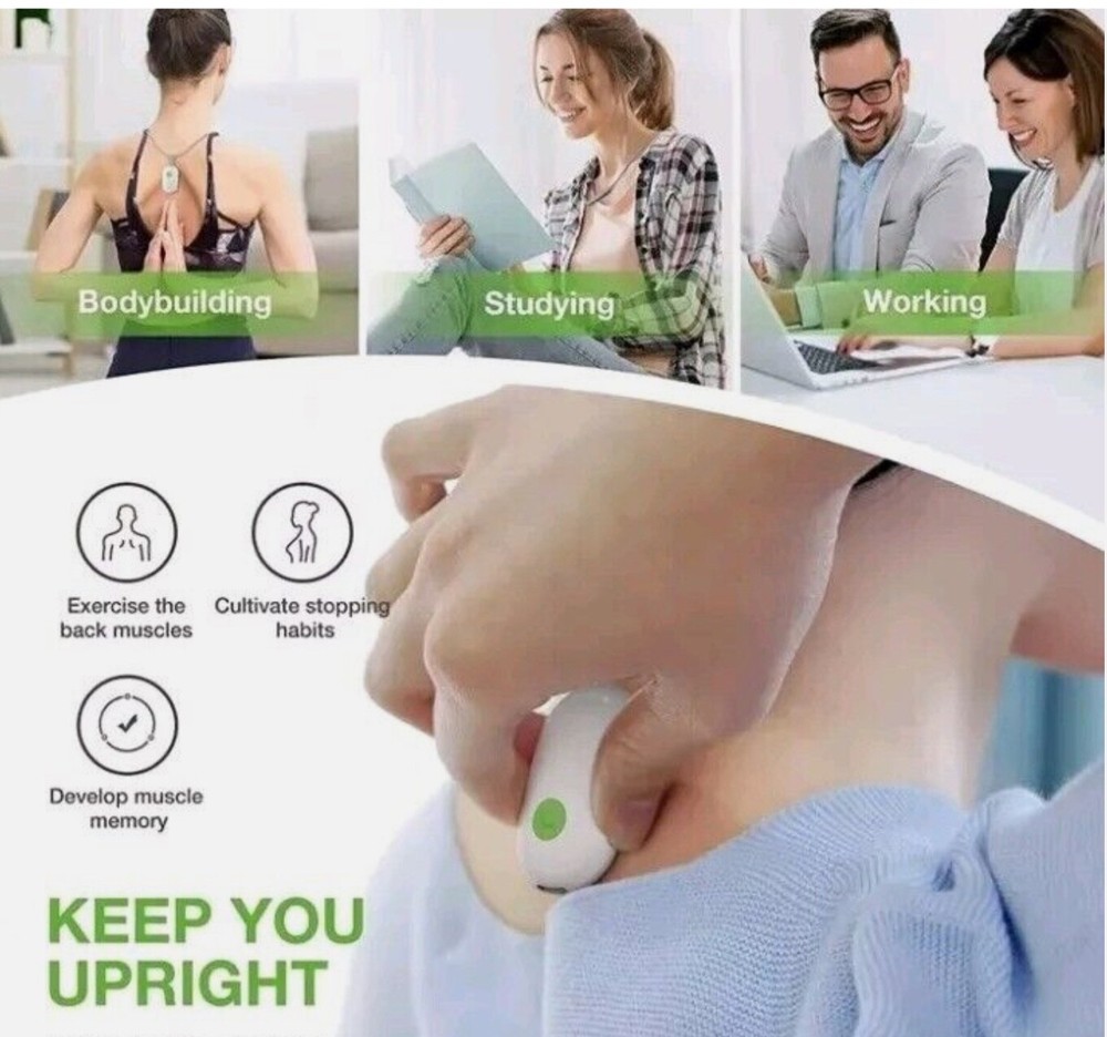 Bestand Pro Intelligent Posture Corrector & Back Trainer -Strapless & Necklace