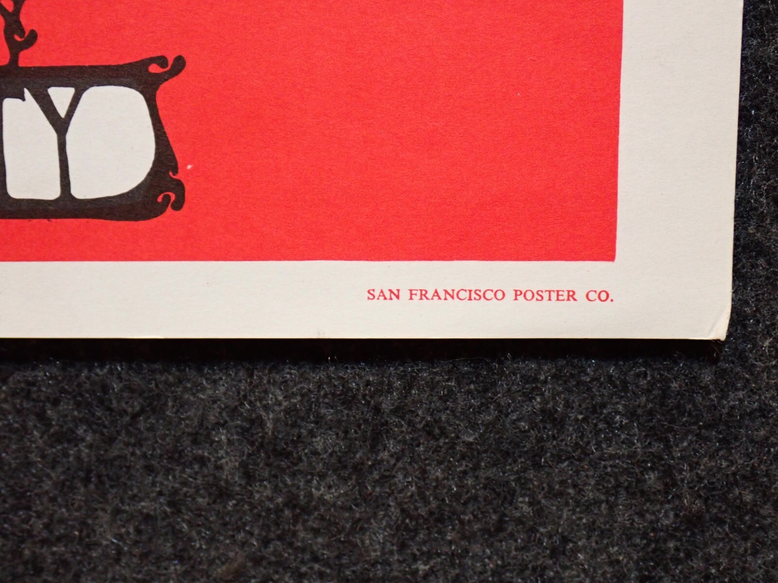 FIRST PRINTING 1966 JANIS JOPLIN COUNTRY JOE FISH CONCERT POSTER BERKELEY