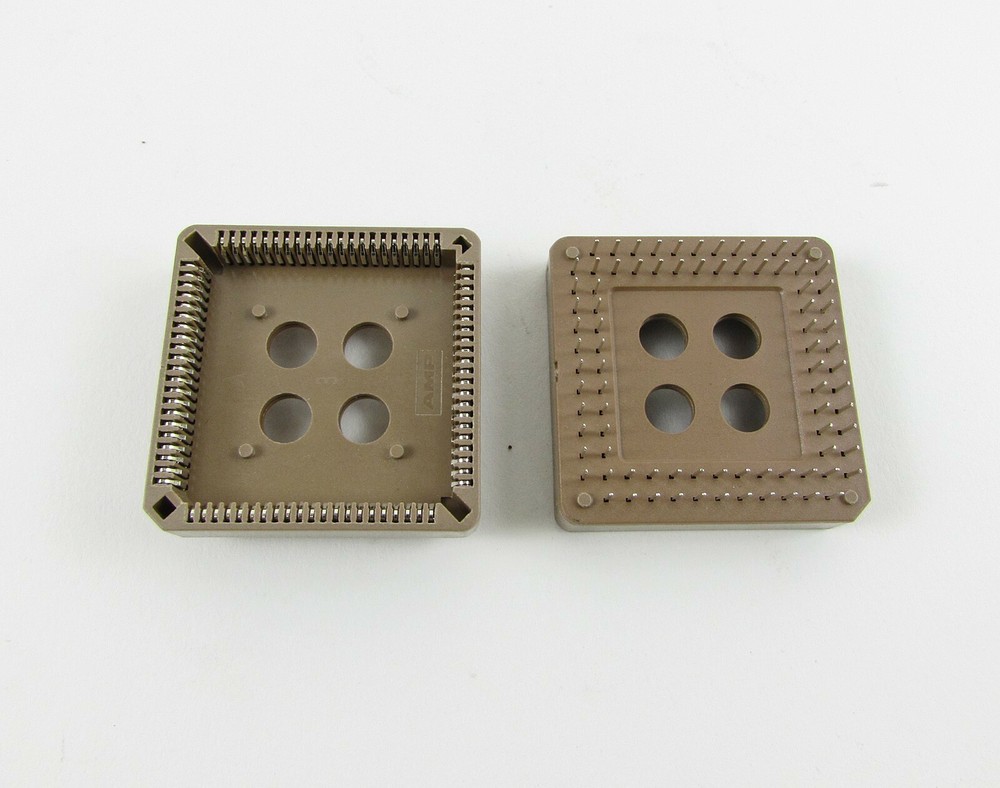 AMP 822473-7 Connector PLCC Socket 84 Position Through Hole - 16 pcs