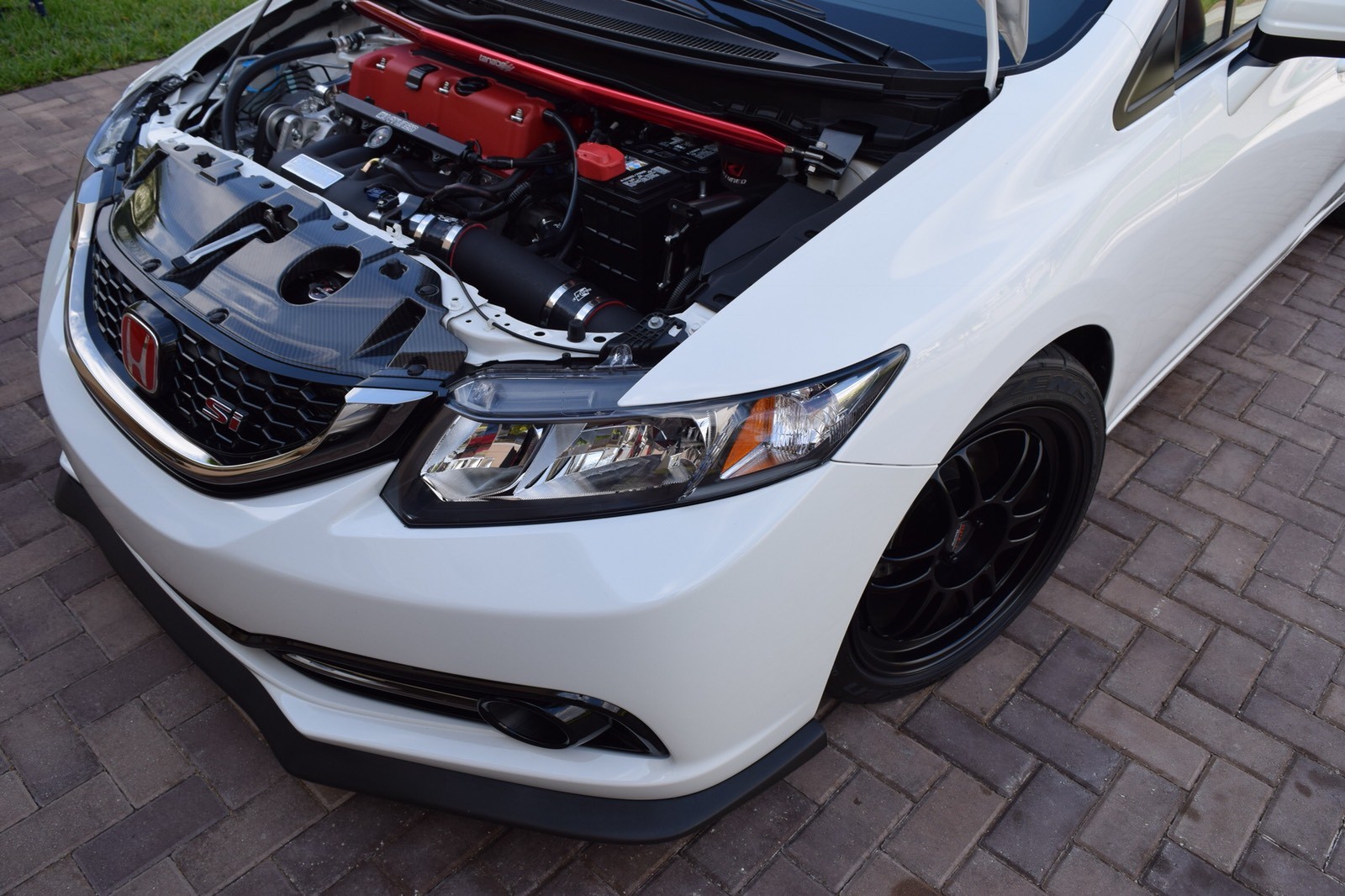 2013 - 2015 Civic SEDAN Carbon cooling Fb6 Radiator Si Hydro Dip Vtec Password