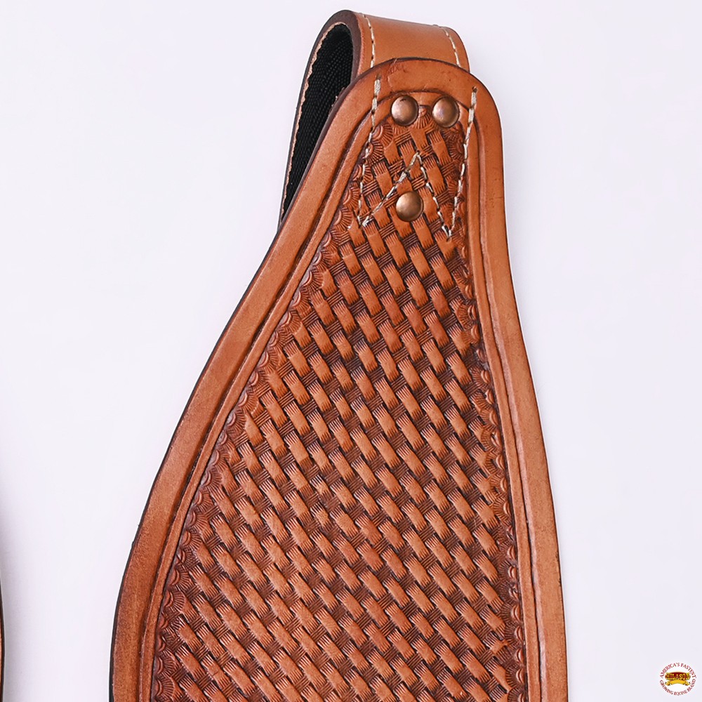 HILASON Hand Tool Leather Saddle Replacement Fender Pair Hobble Strap Tan| |