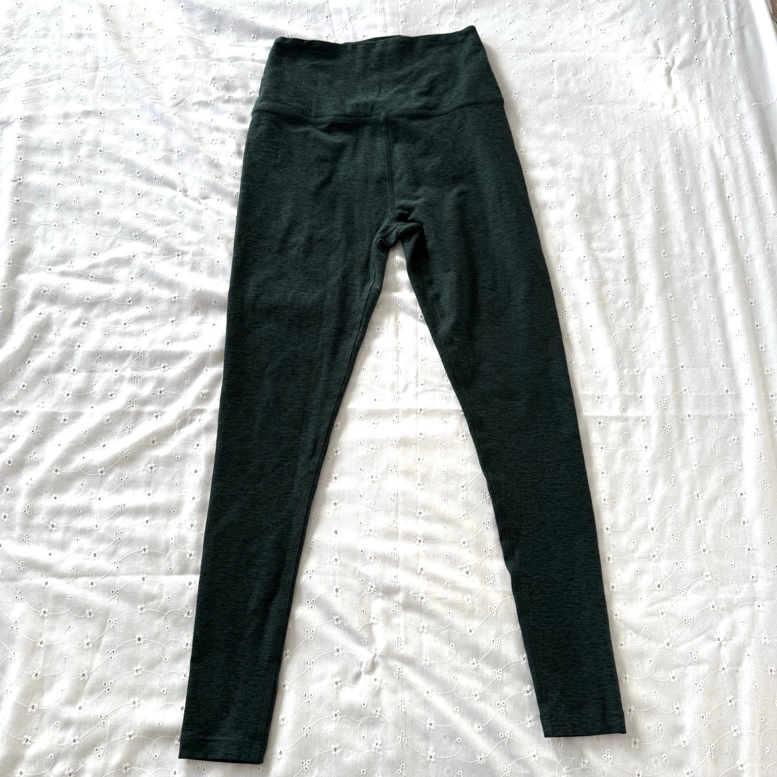 Beyond Yoga Green Heather Leggings Size M