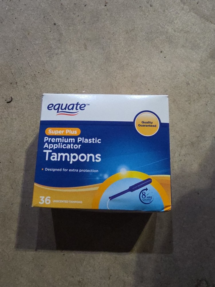 Equate Super Plus Absorbency Unscented Tampons with Plastic Applicators, 36 Ct