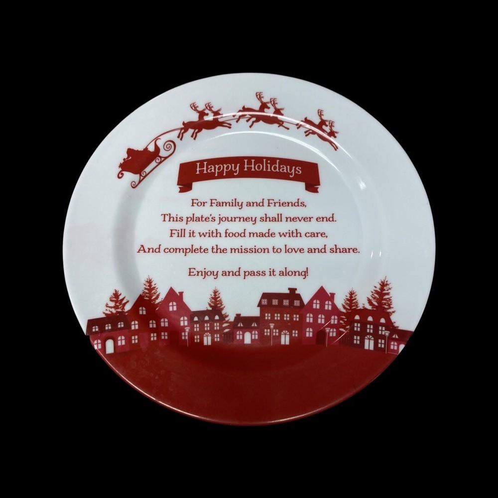 Christmas Plate-ship same Day