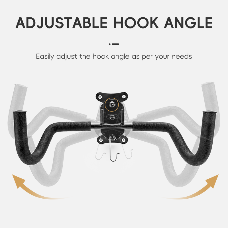 ROCKBROS Bicycle Wall Mounted Rack Adjustable Carbon Steel Telescopic Racks