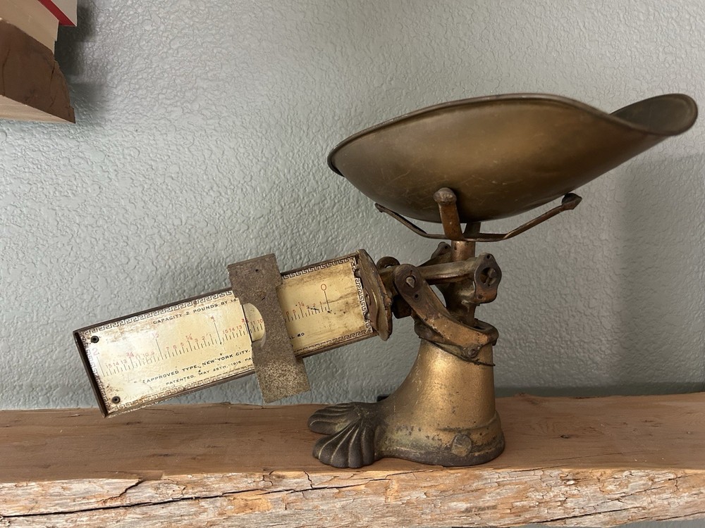 Vintage Superb Computing Scale Cast Iron Antique General- Candy Store Scale