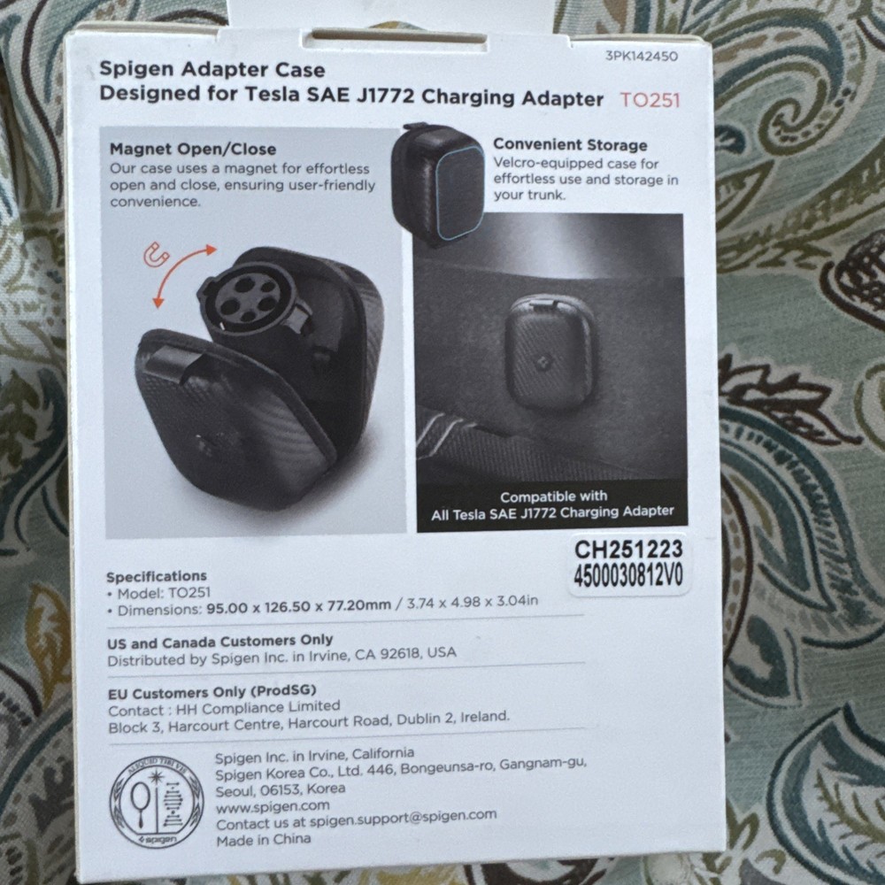 For Tesla | Spigen TO251 Charging Adapter Case