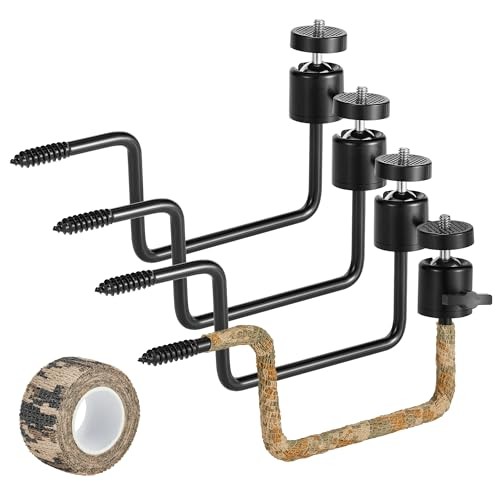 ALTIN Trail Camera Tree Mount, 4 Pack Tracking Bracket, Tree 4 Packs Camouflage