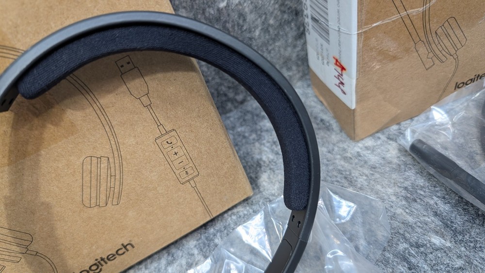 2 x Logitech H570e USB Stereo Headset - Black 🔥New/Open Box🔥