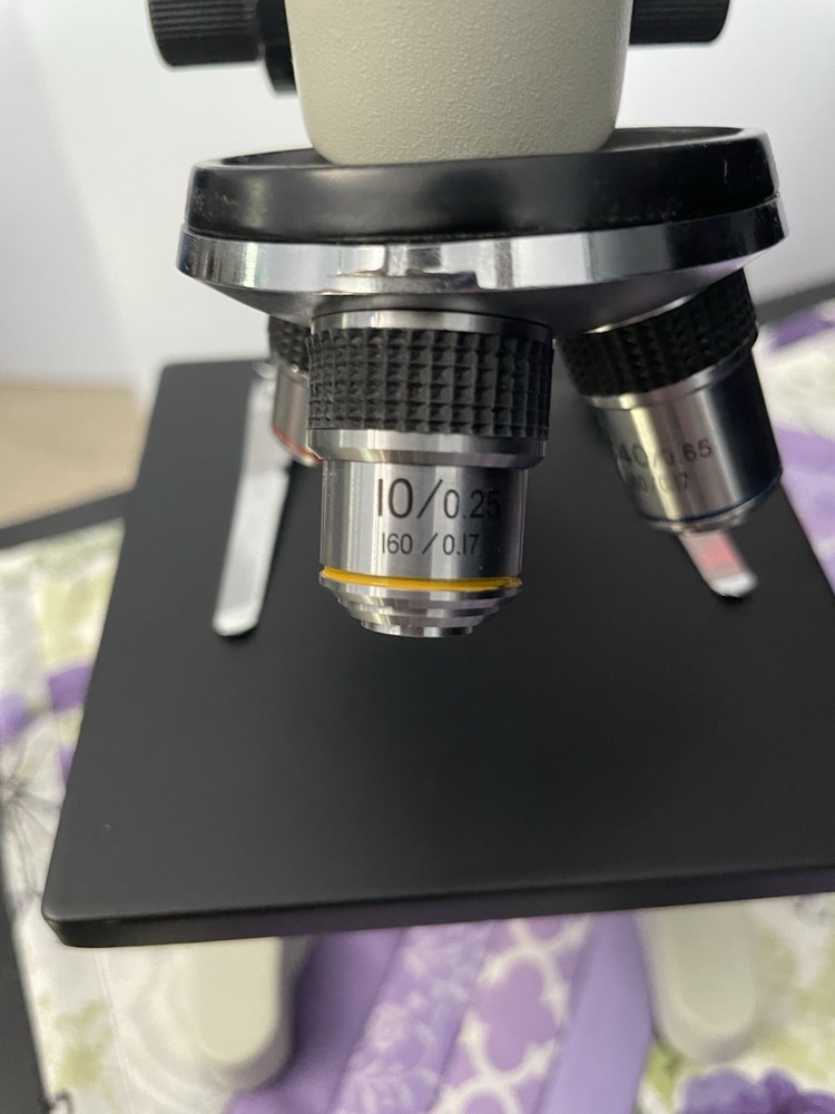 Konus College #5302 Microscope w/ Slides, Accessories & Case Bundle