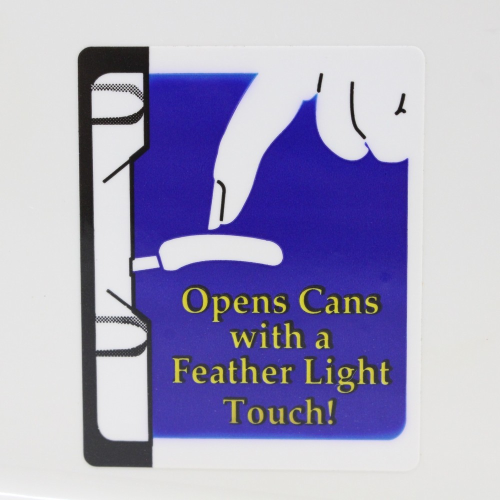Rival 726W Feather Light Touch Can Opener Ivory