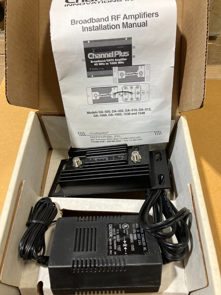 Multiplex Tech Channel Innovations Broadband RF Amplifier Model#DA-500