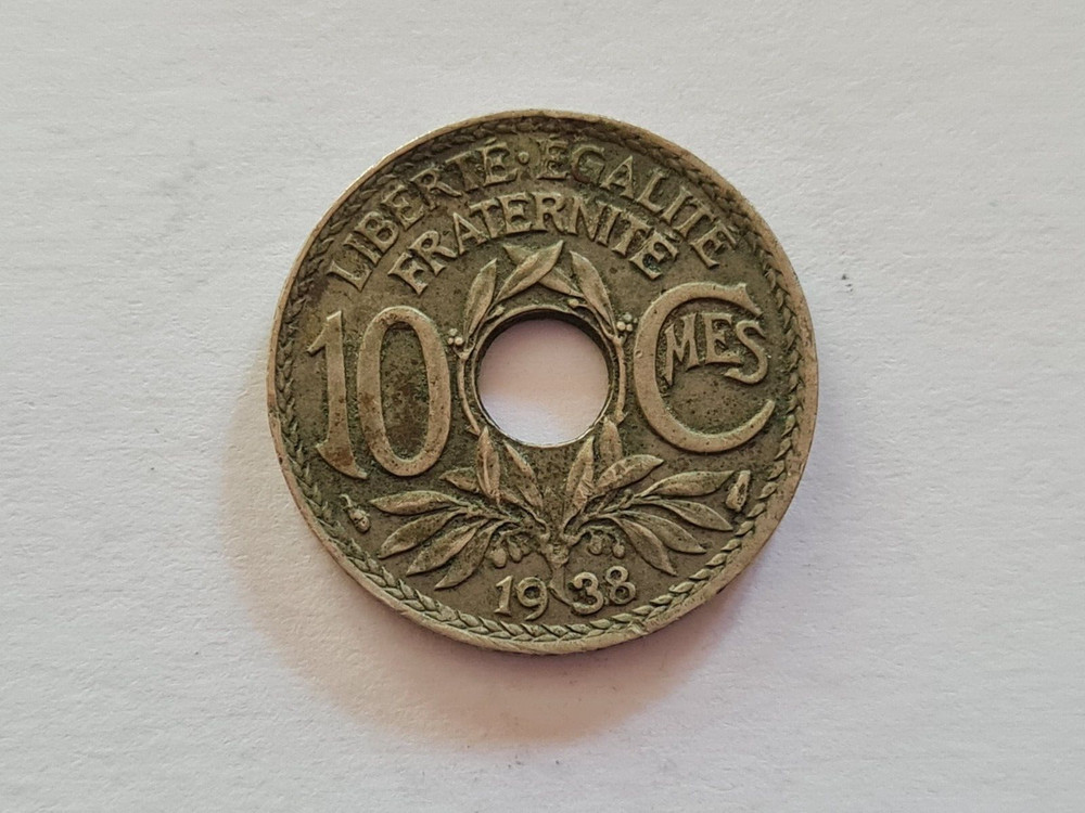 France 10 Centimes 1938