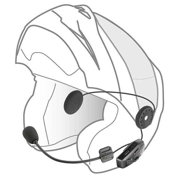 Interphone UCOM7R Bluetooth Headset for Full Face / Flip Motorcycle Helmet