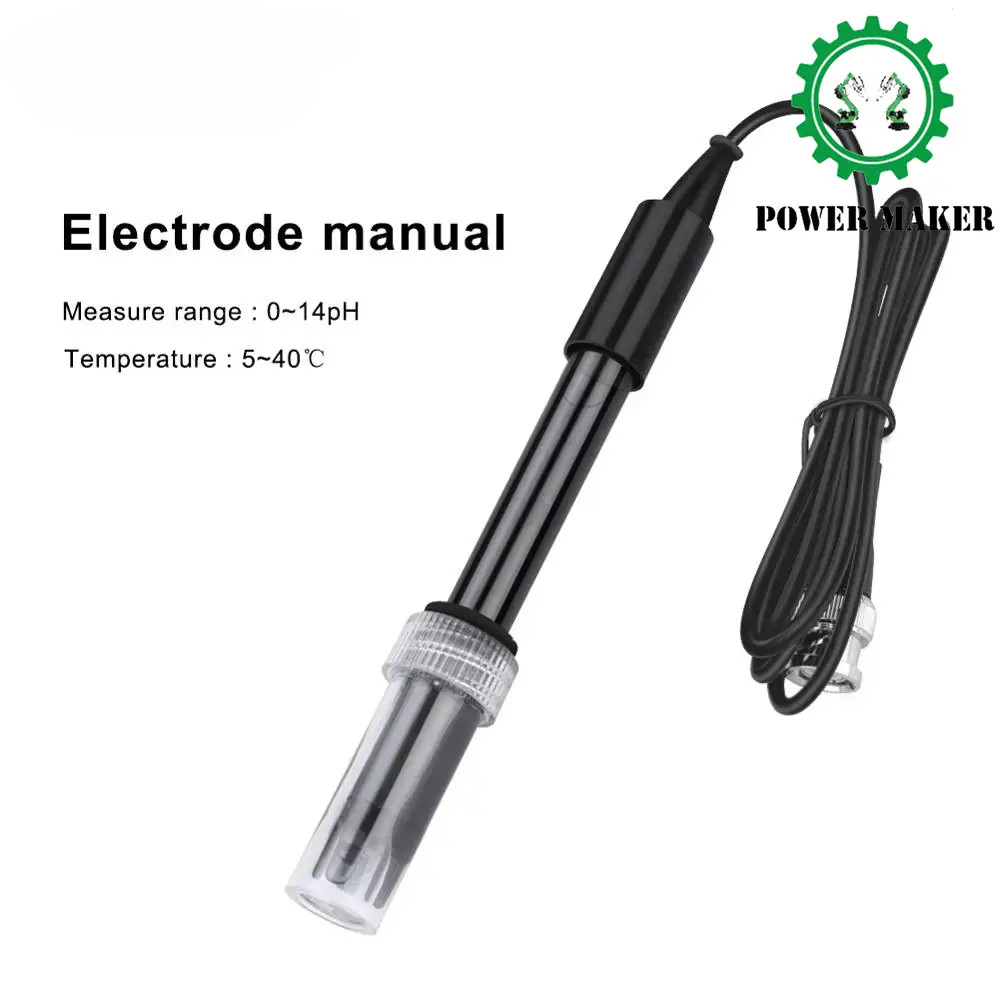 Portable Pen Type PH Electrode Sensor BNC Connector Probe pH Composite Electrode
