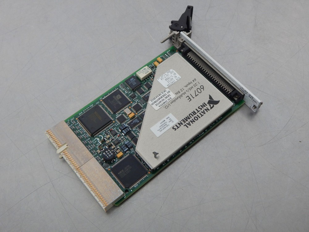 NATIONAL INSTRUMENTS 6071E MULTIFUNCTION I/O 64 INPUT CARD 12 BITS M1012