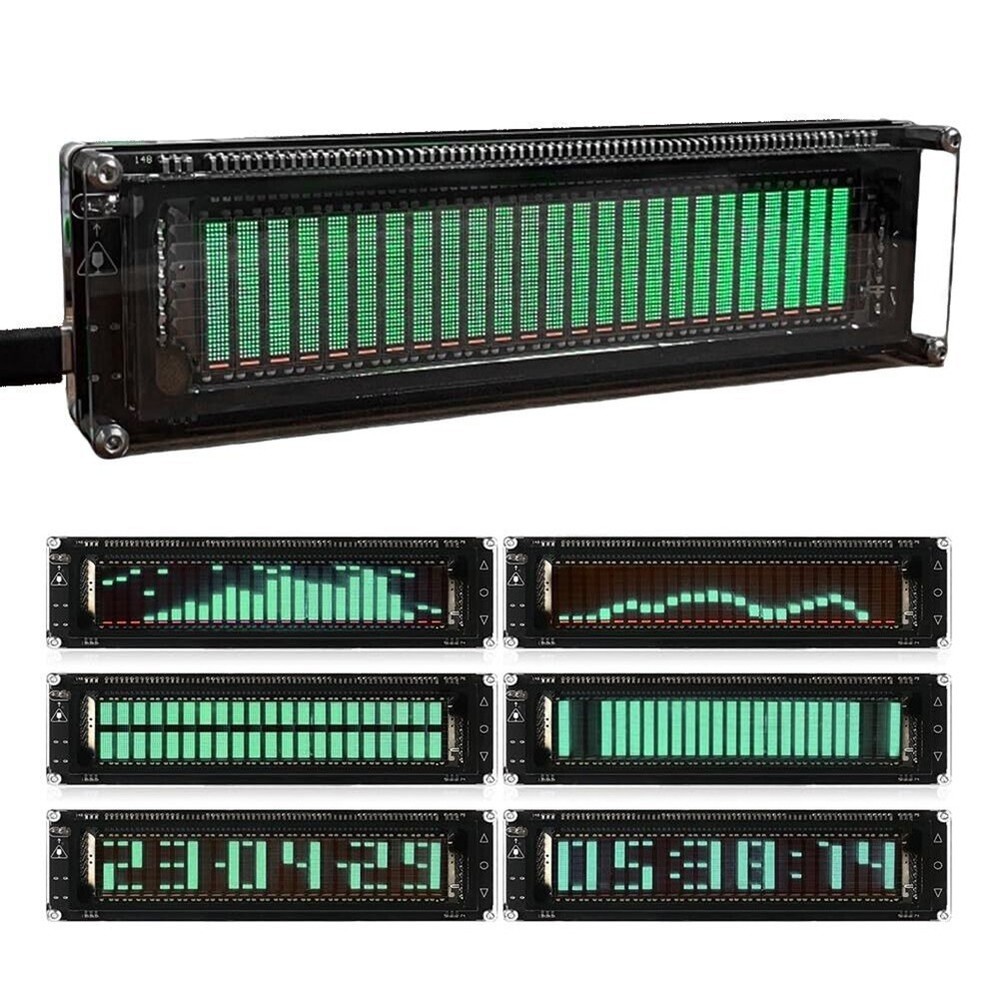 Multi functional VFD Display Sound Visualizer for Diverse Music Genres