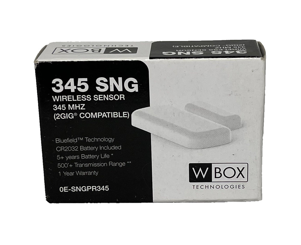 WBOX Technologies, WIRELESS SENSOR 345 MHZ-2GIG COMPATIBLE, Brand New