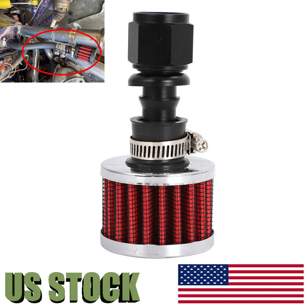 US For Fuel Cell Breather / Vent -10 AN Female Fitting with Filter Kit Aluminum