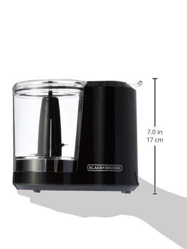 Black Decker FreshPrep One Touch Chopper 3 Cup Capacity Dishwasher Safe