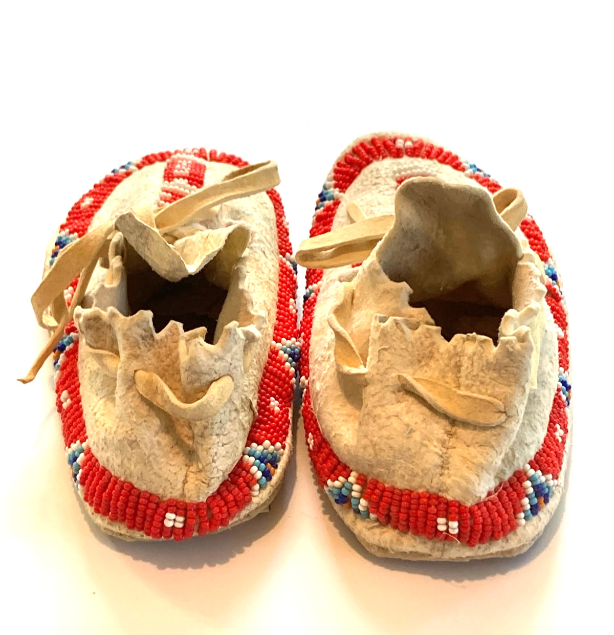 Moccasins - Child's Beaded Moccasins - Traditional Handmade Beaded Moccasins