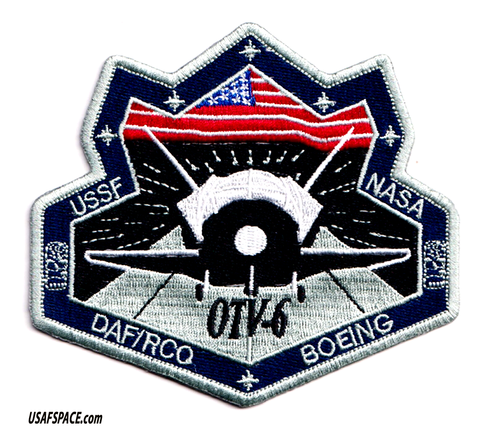 OTV-6 -X-37B- USSF-7 NASA DAF/RCO BOEING ATLAS V DOD Classified Mission PATCH