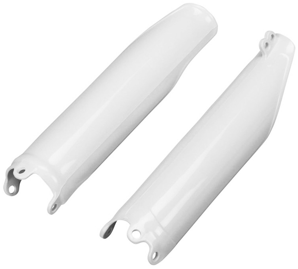 UFO White Plastic Front Fork Slider Protectors (HO04640-041)
