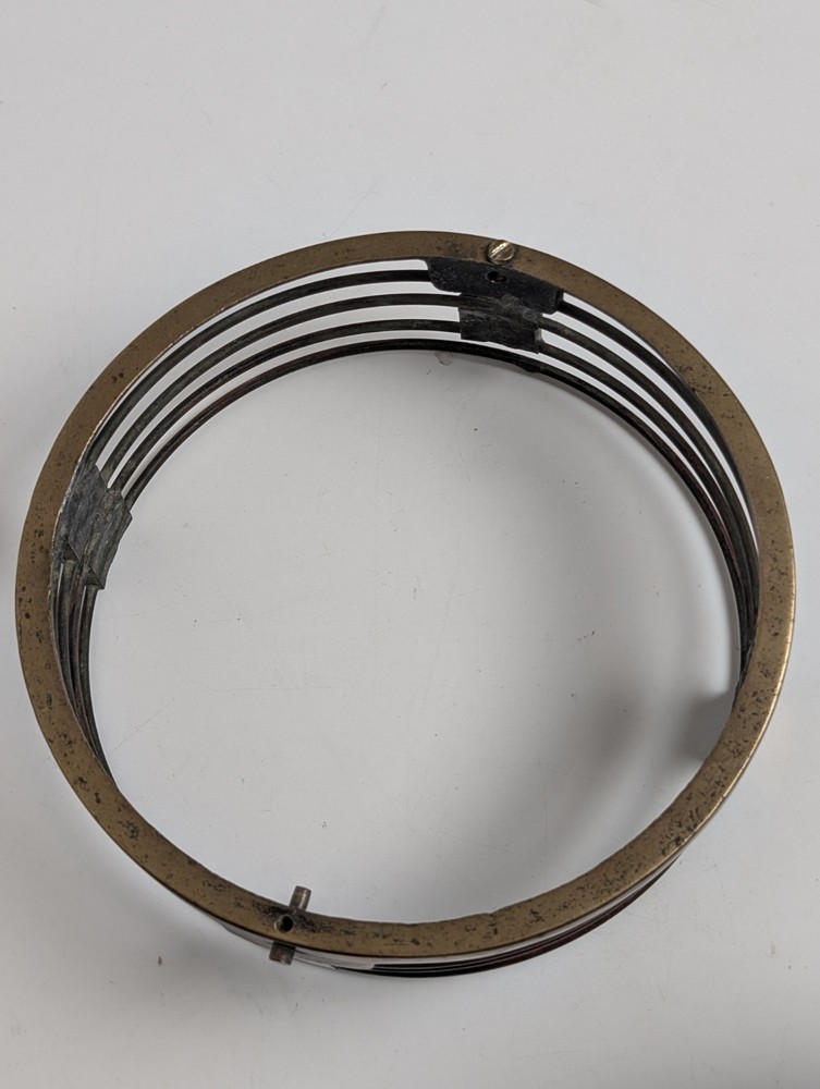 WWII John E. Hand & Sons Brass Navy Ship Compass P.E.X. U/4 Complete w/ Gimbal