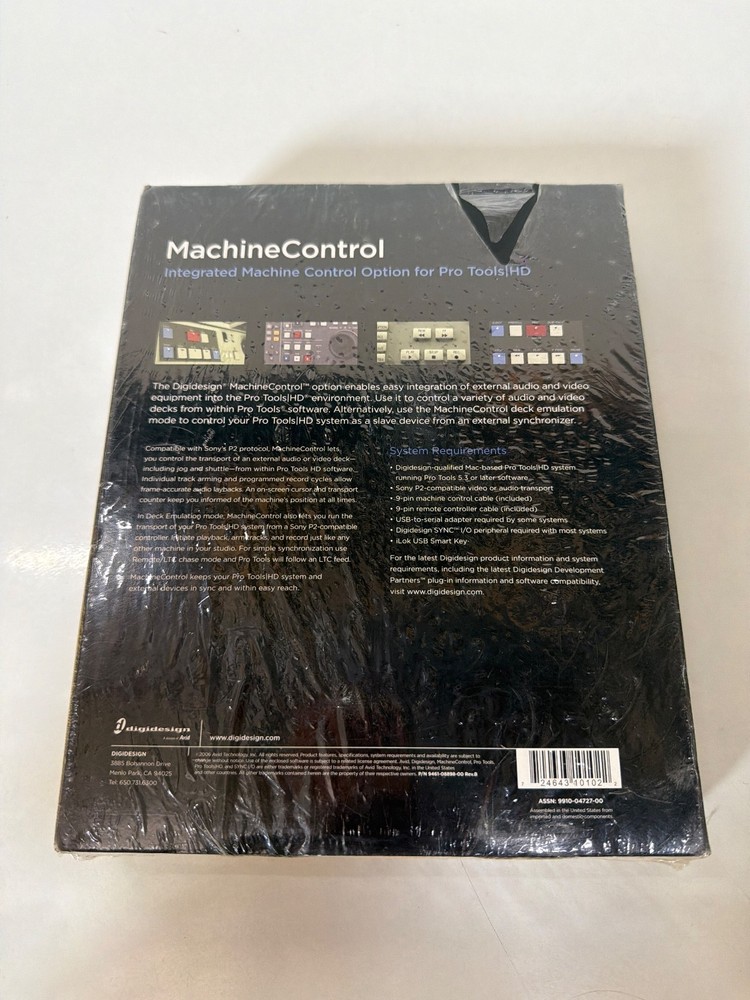 Digidesign Machine Control MAC 9910-24727-00 V 2.0