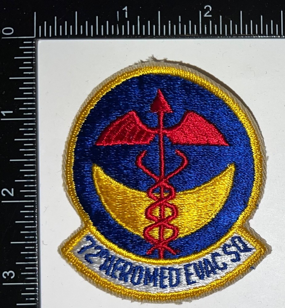 Cold War USAF US Air Force 72nd Aeromedical Evac Squadron Patch