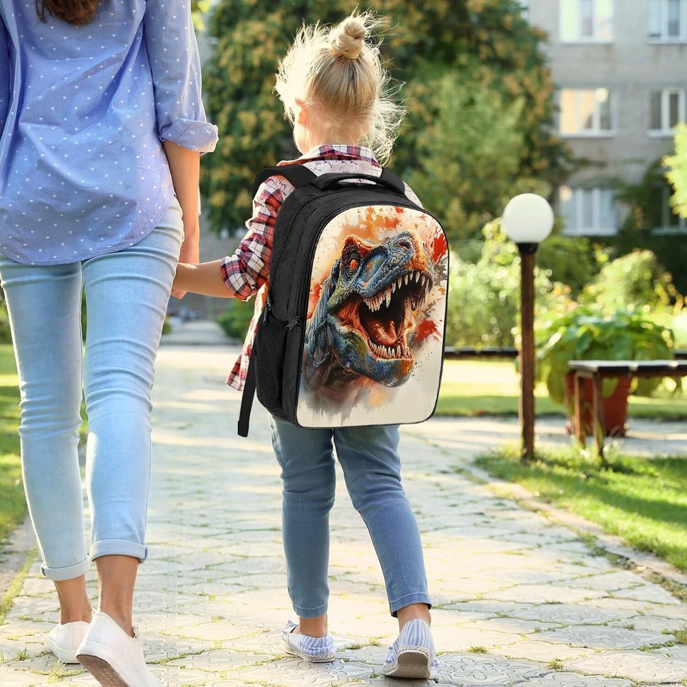 Dinosaur Backpack Watercolor Splash Boys
