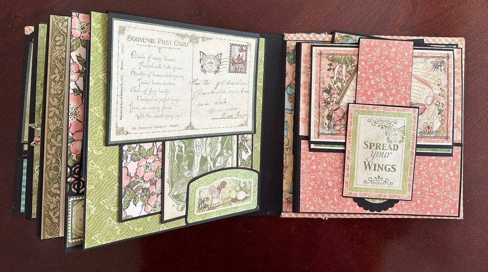 Handmade Album Using Graphic 45 Once Upon A Springtime Paper Line