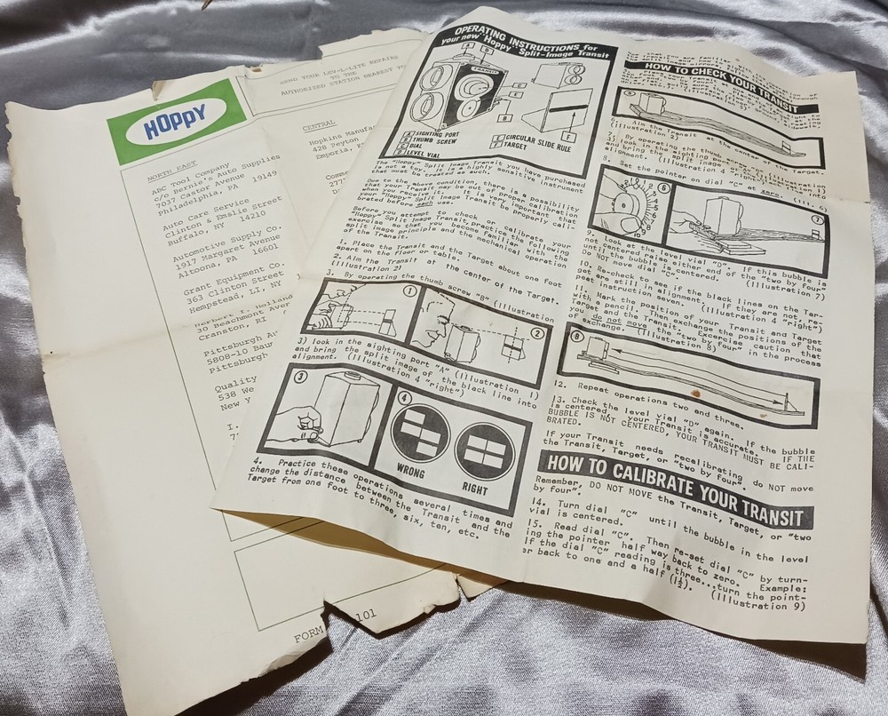 Hoppy- Split-Image Transit With Instructions & Target Pre-Owned 1968