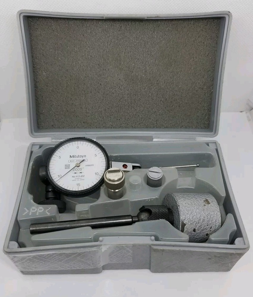 MITUTOYO 513-907 Dial Test Indicator With Magnetic Stand