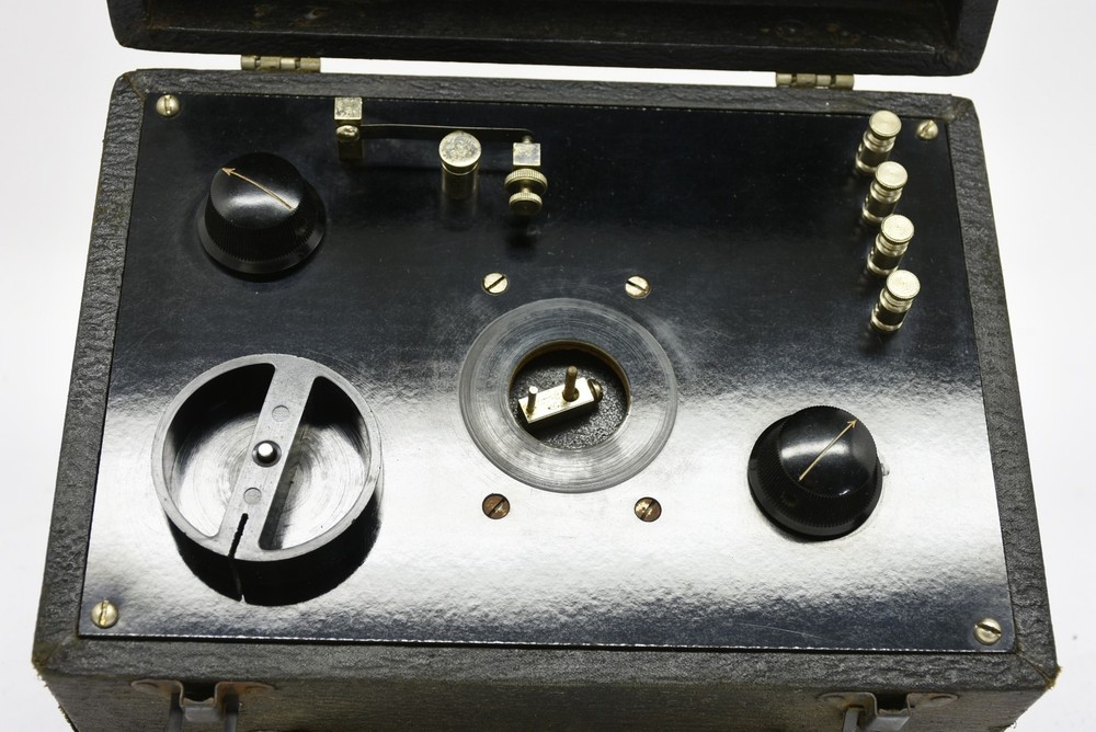 Vintage Instructograph Morse Code CW Trainer Machine + Box HAM