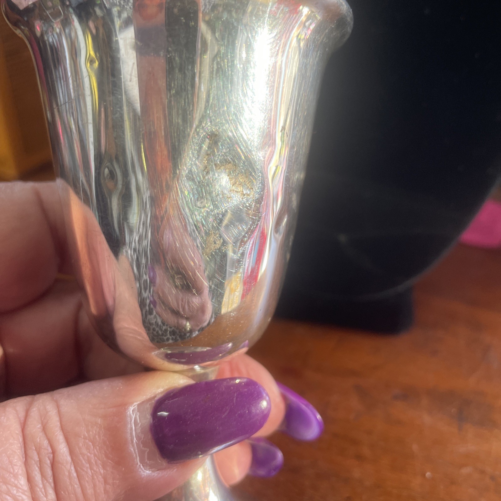 sterling silver reed and barton Weighted Base Cordial Goblet Stem