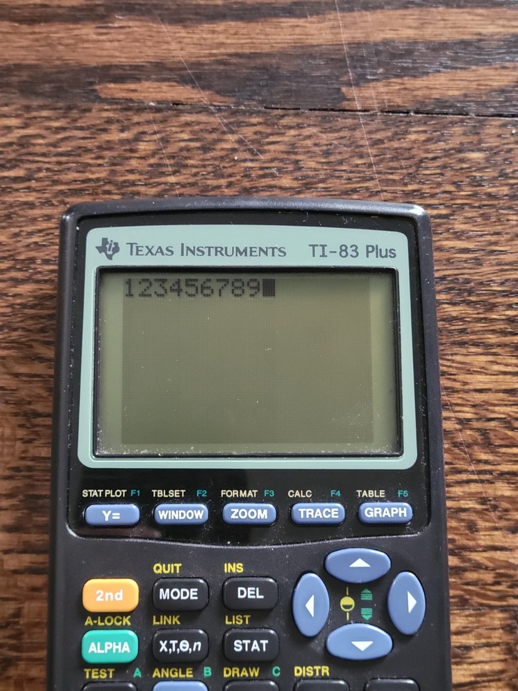 Texas Instruments TI-83 Plus Graphing Calculator - Tested & Working - See Pics