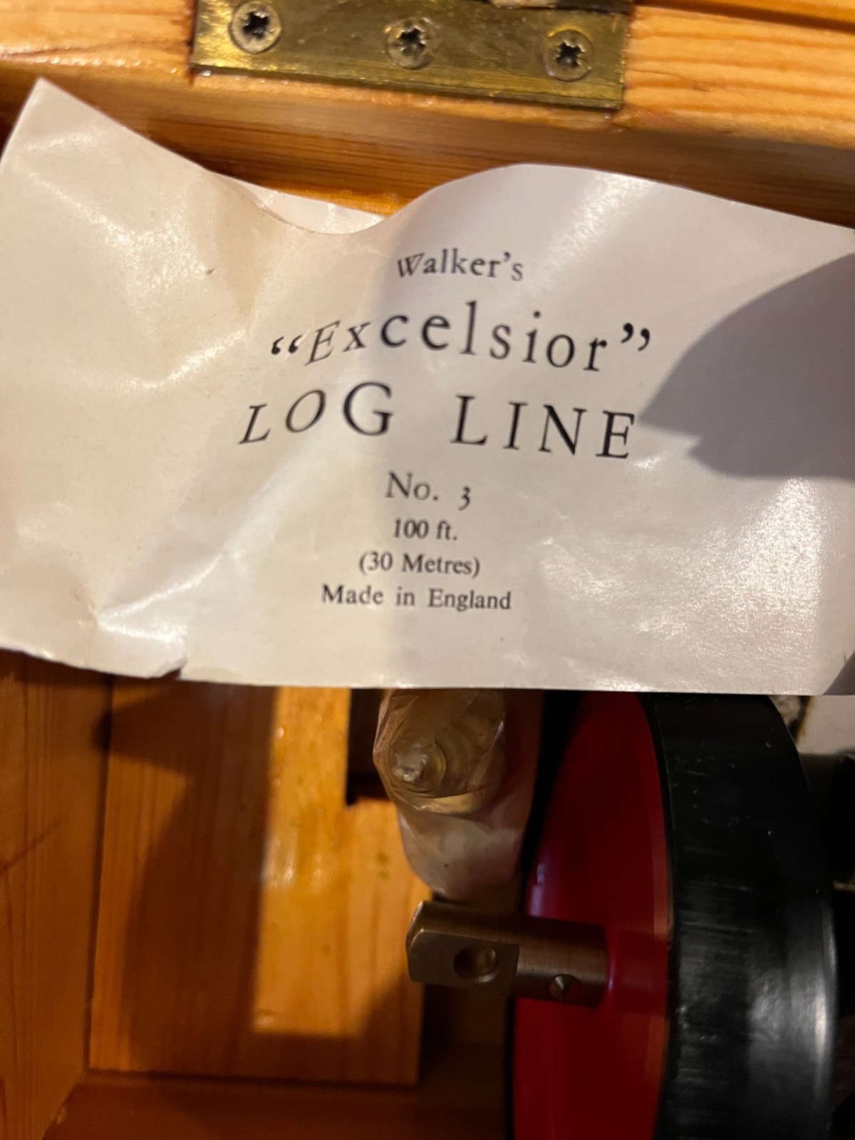 Walkers Excelsior IV Antique Ship-log never used