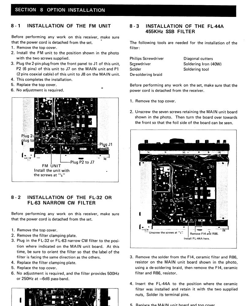 CDROM: ICOM IC-R71 OPERATING/SERVICE MANUAL PDF