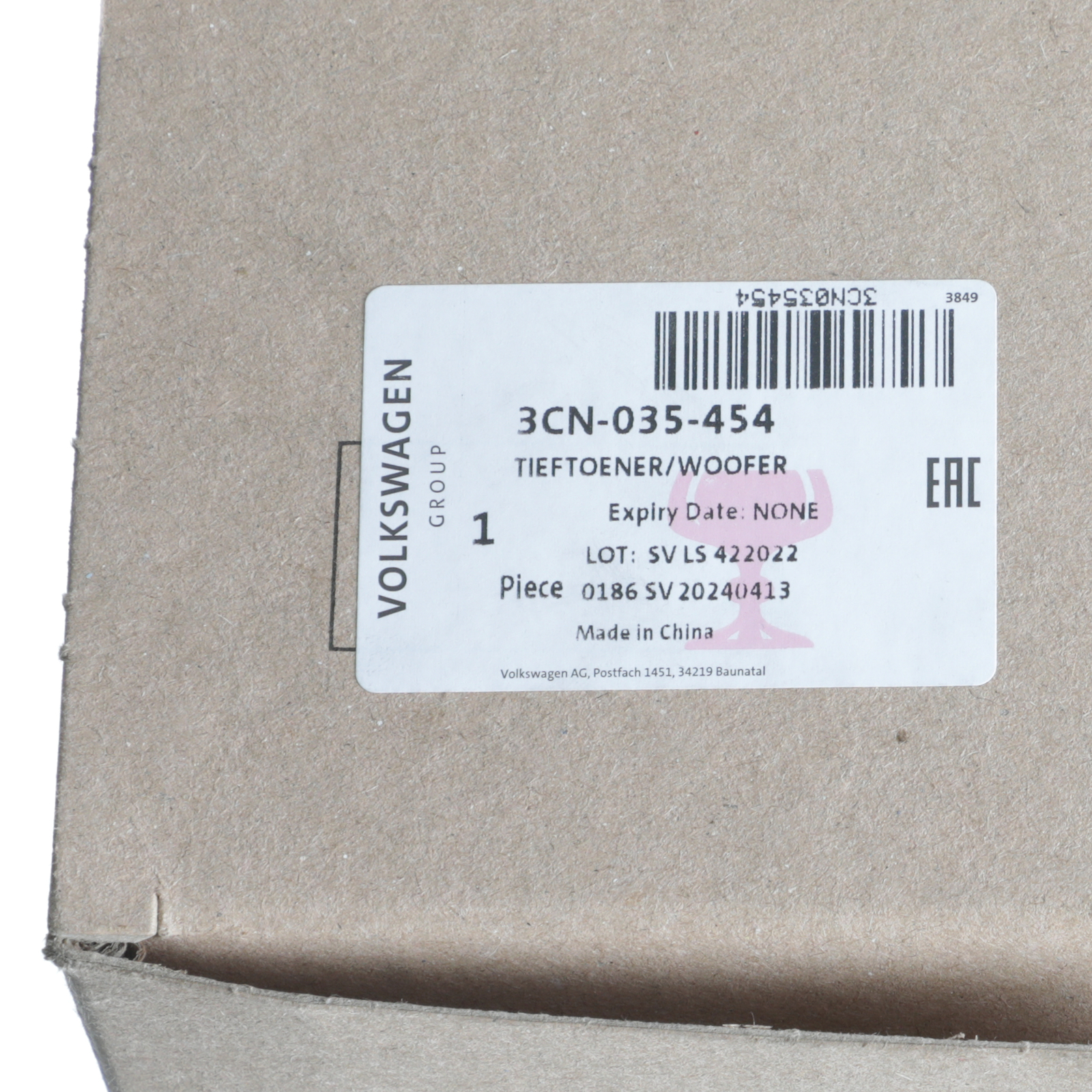NEW OEM Volkswagen 2018-2024 Atlas Front Door Speaker 3CN-035-454
