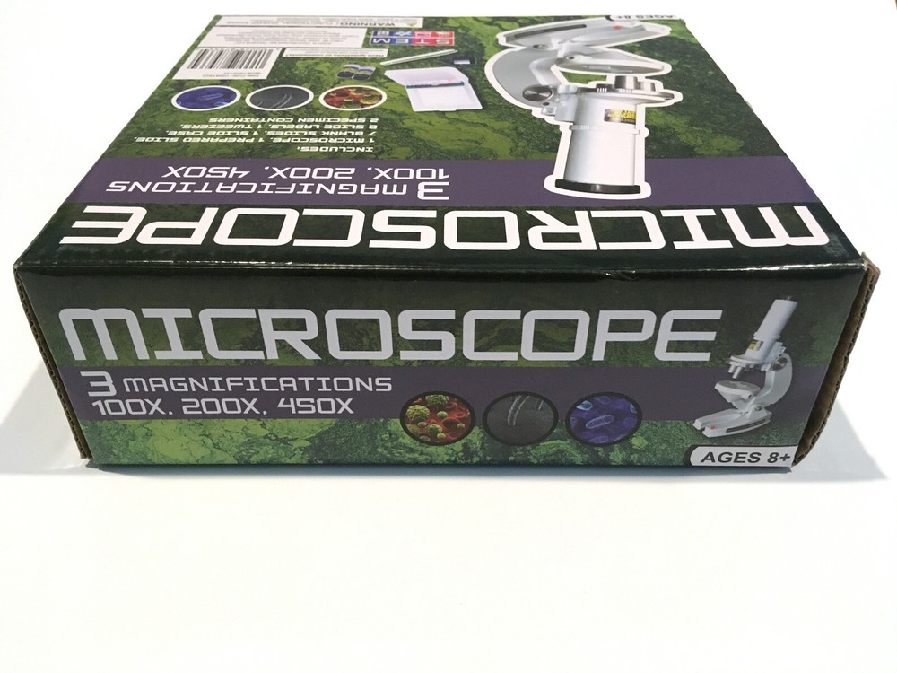 ❤️ Genr8 100X, 200X, 450X Magnification STEM Microscope in Display Box