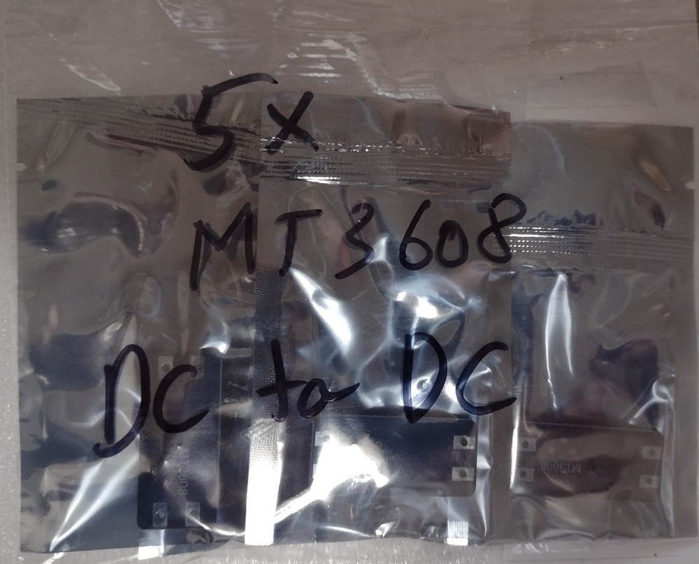 5xpcs MT3608 DC-DC Step Up Power Module Booster 2A Power Module - new