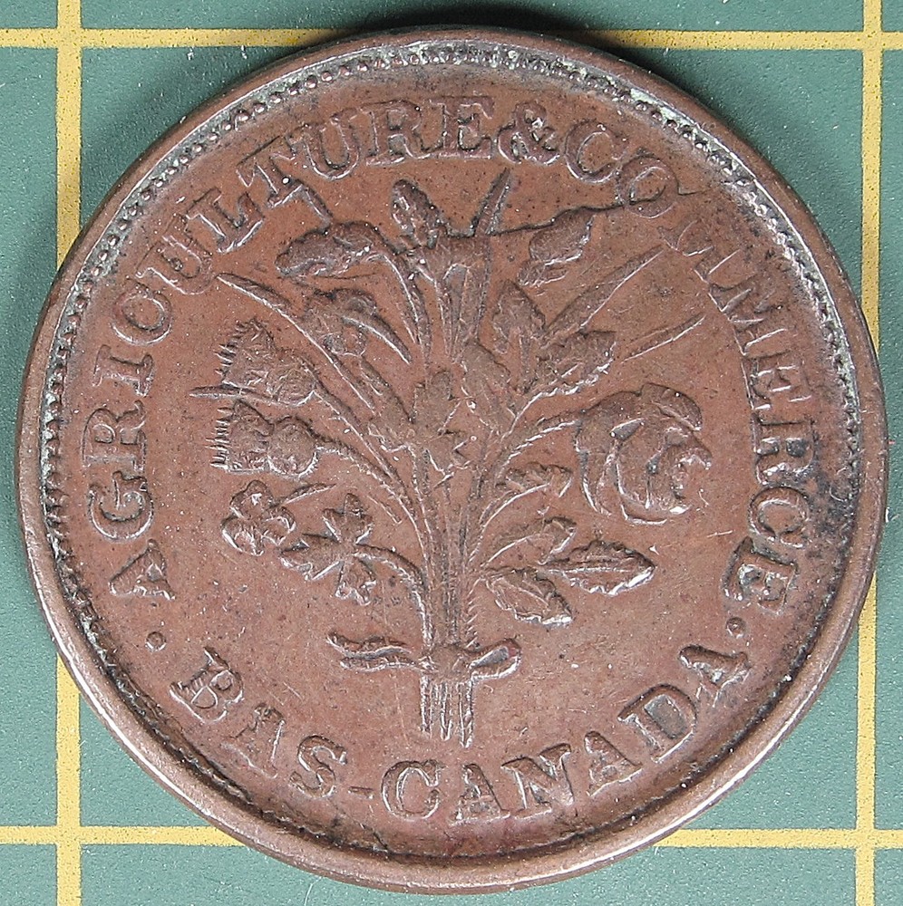 Lower Canada Un Sou token LC-29A