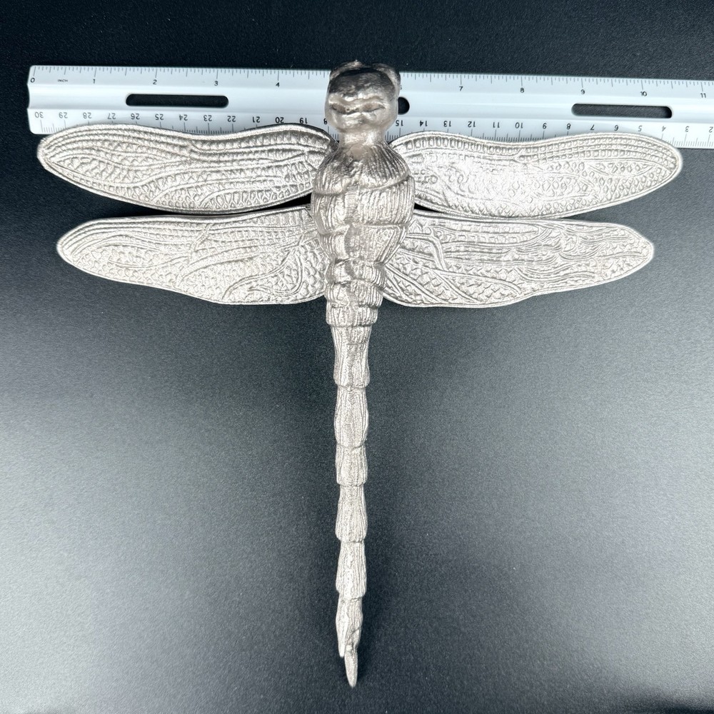 Indian Artisans Handcrafted Textural Dragonfly Decor Large