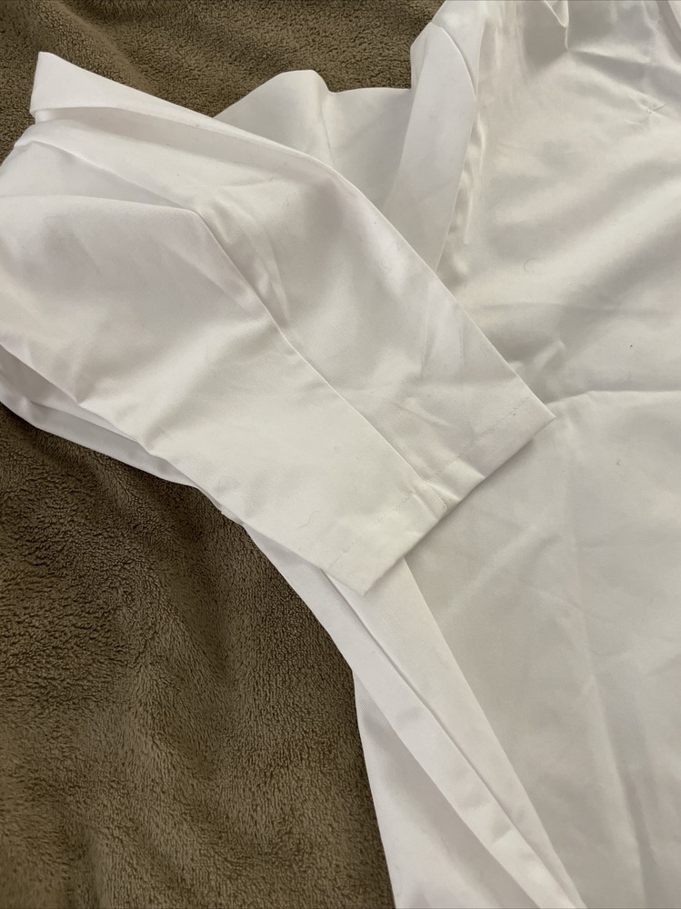 Publix Meat Cutter Jacket 3XL Button LS Long White Collar