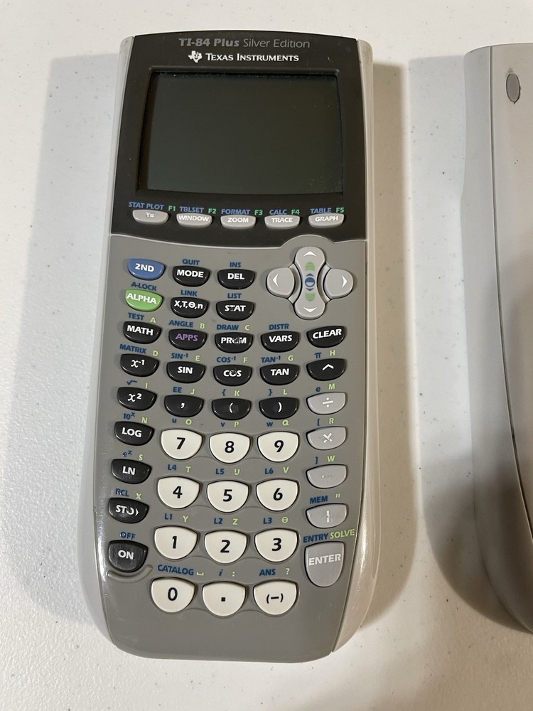 Texas Instruments TI-84 Plus Silver Edition TESTED